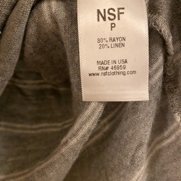 Soft NSF Long Sleeve Top or Tunic Rayon Linen - Picture 2 of 2